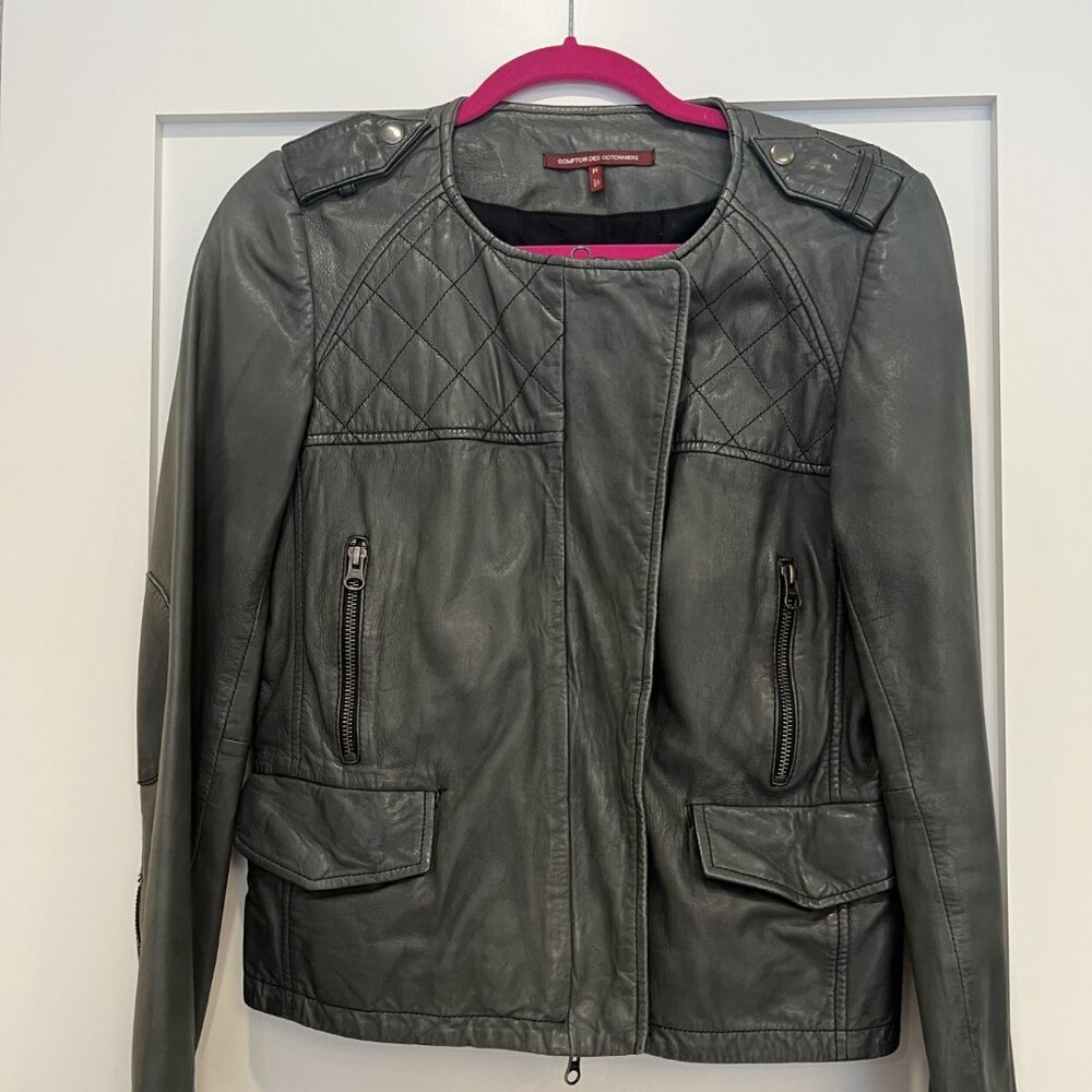 Comptoire des Contonniers Leather Jacket